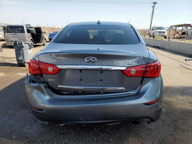 JN1BV7AR6EM700267 - 2014 INFINITI Q50 BASE ვერცხლისფერი ფოტო 6