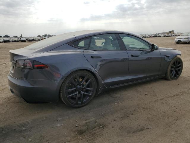 5YJSA1E54NF486000 - 2022 TESLA MODEL S Գրաֆիտ լուսանկար 3