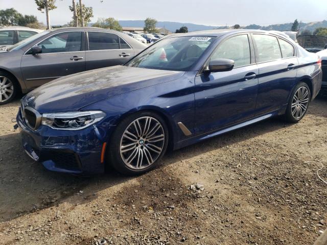 WBAJB9C51KB288626 - 2019 BMW M550XI BLUE photo 1