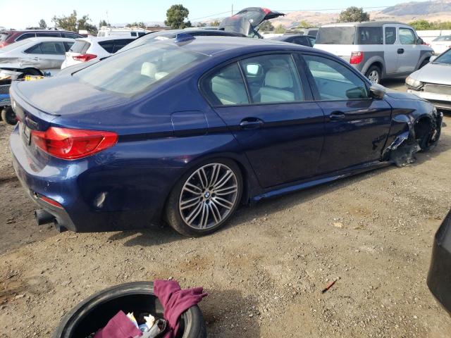 WBAJB9C51KB288626 - 2019 BMW M550XI BLUE photo 3