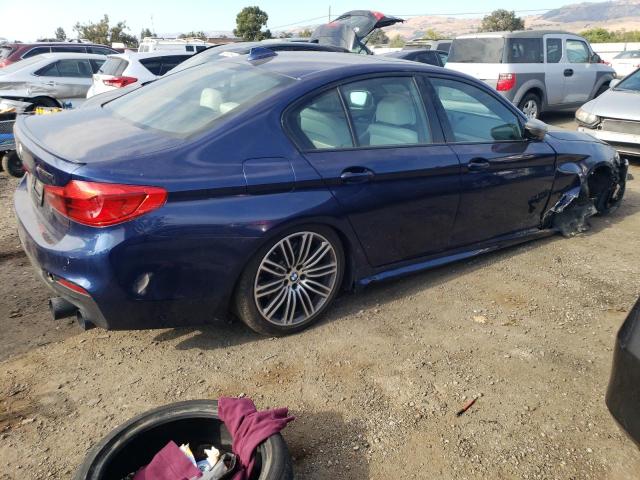 WBAJB9C51KB288626 - 2019 BMW M550XI BLUE photo 3