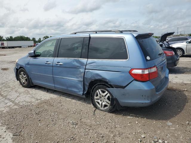 5FNRL38747B053121 - 2007 HONDA ODYSSEY EXL BLUE photo 2