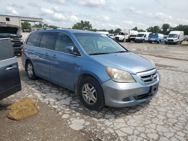 5FNRL38747B053121 - 2007 HONDA ODYSSEY EXL BLUE photo 4