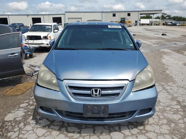 5FNRL38747B053121 - 2007 HONDA ODYSSEY EXL BLUE photo 5