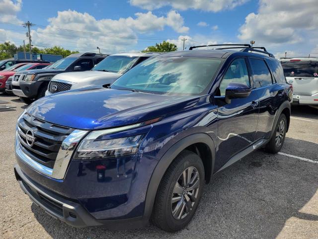 5N1DR3BA1NC244577 - 2022 NISSAN PATHFINDER SV BLUE photo 2