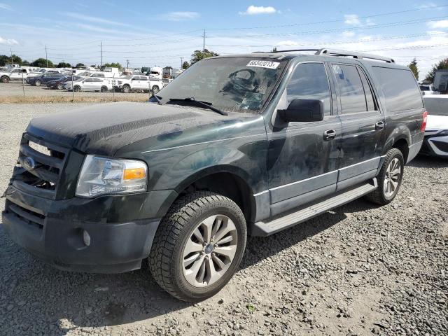 1FMJK1G54DEF59013 - 2013 FORD EXPEDITION EL XL GREEN photo 1