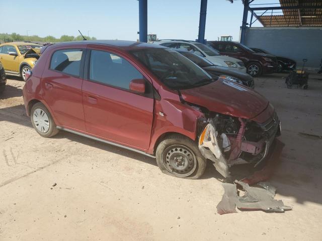 ML32AUHJ3MH013166 - 2021 MITSUBISHI MIRAGE ES Burgund zdjęcie 4