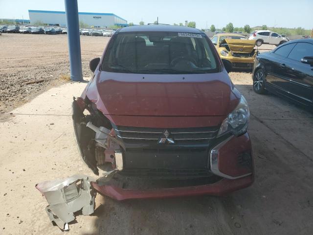 ML32AUHJ3MH013166 - 2021 MITSUBISHI MIRAGE ES Burgund zdjęcie 5