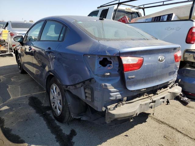 KNADM4A3XG6657799 - 2016 KIA RIO LX BLUE photo 2