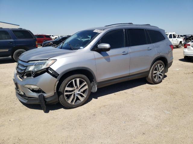 5FNYF6H06HB076666 - 2017 HONDA PILOT ELITE SILVER photo 1