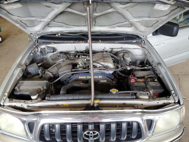 5TEGN92N42Z112199 - 2002 TOYOTA TACOMA DOUBLE CAB PRERUNNER SILVER photo 11