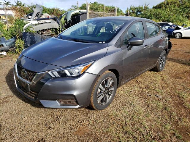 3N1CN8EV1NL844398 - 2022 NISSAN VERSA SV GRAY photo 1