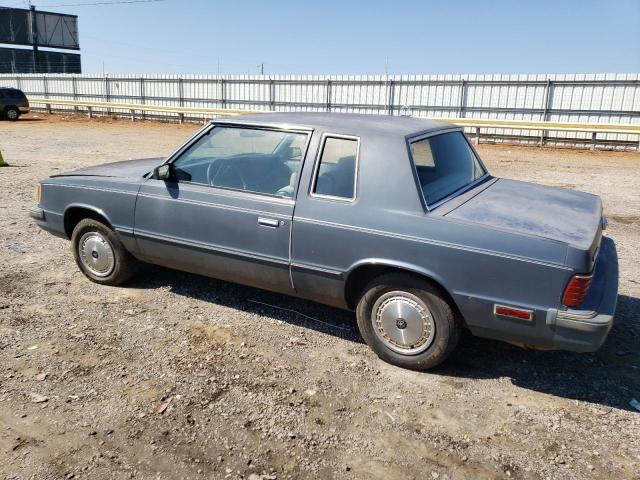 1P3BP21C0FG136265 - 1985 PLYMOUTH RELIANT BLUE photo 2