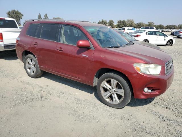 JTEDS43A982040001 - 2008 TOYOTA HIGHLANDER SPORT BURGUNDY photo 4