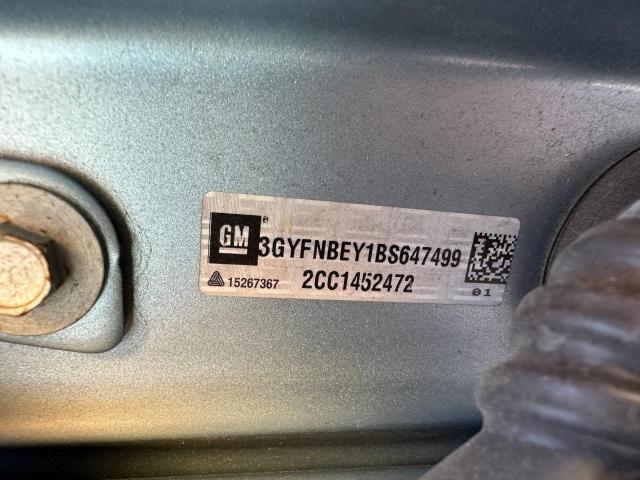 3GYFNBEY1BS647499 - 2011 CADILLAC SRX PERFORMANCE COLLECTION Niebieski zdjęcie 10