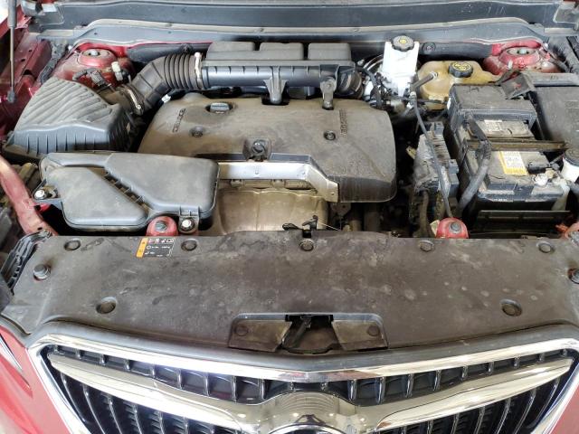 LRBFXCSAXKD001731 - 2019 BUICK ENVISION ESSENCE წითელი ფოტო 12