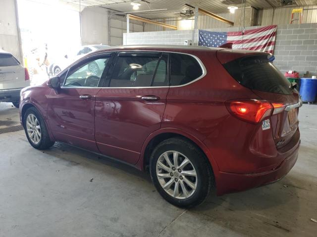 LRBFXCSAXKD001731 - 2019 BUICK ENVISION ESSENCE წითელი ფოტო 2