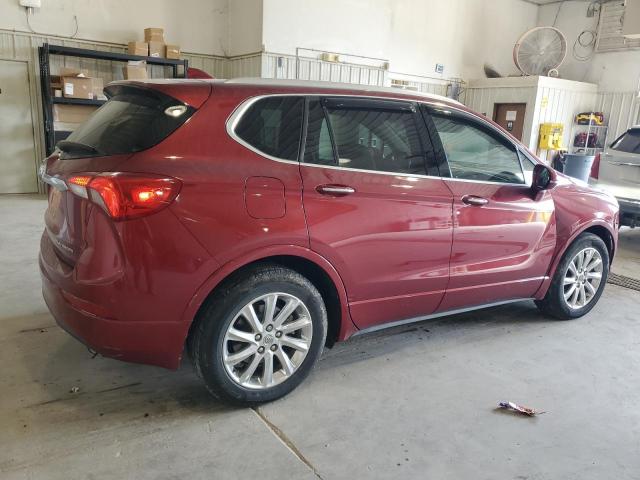 LRBFXCSAXKD001731 - 2019 BUICK ENVISION ESSENCE წითელი ფოტო 3