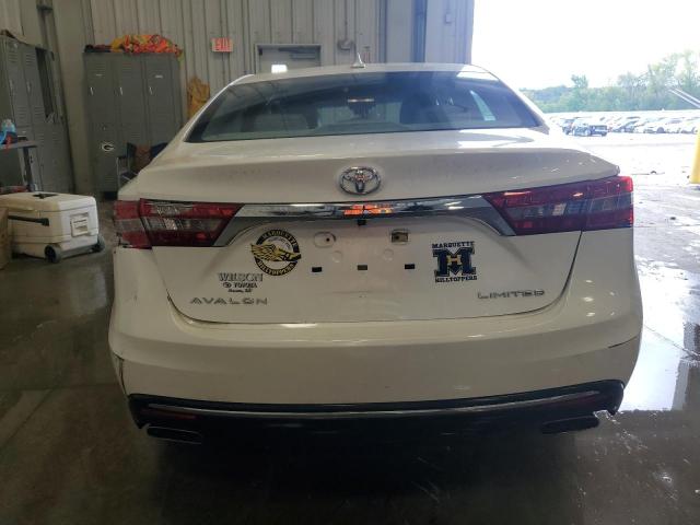 4T1BK1EB9HU263607 - 2017 TOYOTA AVALON XLE WHITE photo 6