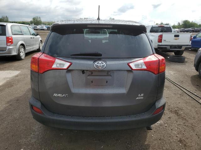 2T3BFREV2FW258265 - 2015 TOYOTA RAV4 LE GRAY photo 6