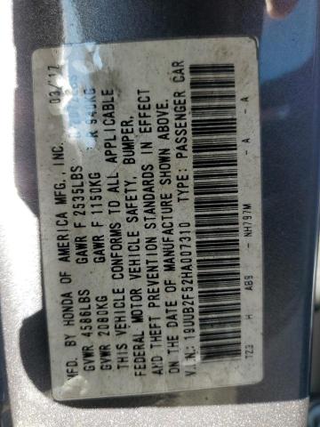 19UUB2F52HA007310 - 2017 ACURA TLX TECH Boz foto 13