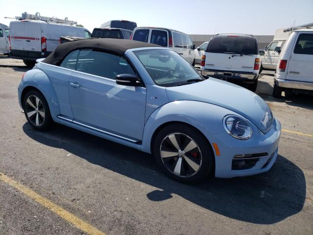 3VW7T7AT1FM819061 - 2015 VOLKSWAGEN BEETLE R-LINE BLUE photo 4