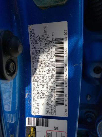 3TMJU62N36M019930 - 2006 TOYOTA TACOMA DOUBLE CAB PRERUNNER BLUE photo 12