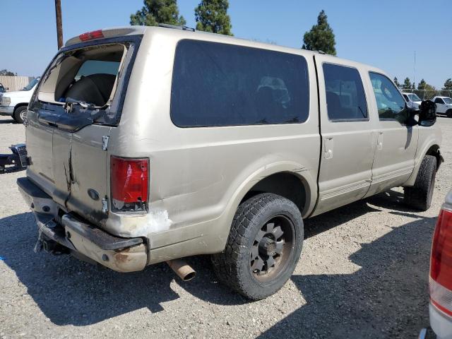 1FMNU43S95EA23068 - 2005 FORD EXCURSION LIMITED TAN photo 3