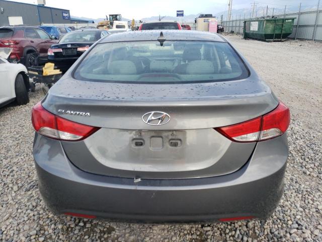 5NPDH4AE9DH194130 - 2013 HYUNDAI ELANTRA GLS GRAY photo 6