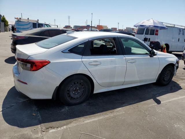 2HGFE2F26PH537303 - 2023 HONDA CIVIC LX WHITE photo 3