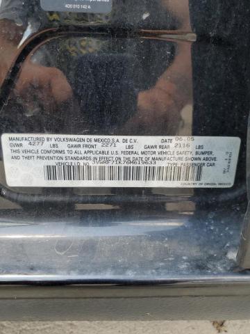 3VWRF71K76M619633 - 2006 VOLKSWAGEN JETTA 2.5 შავი ფოტო 13