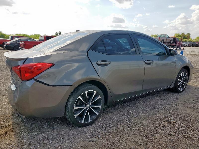 5YFBURHE9KP909252 - 2019 TOYOTA COROLLA L GRAY photo 3