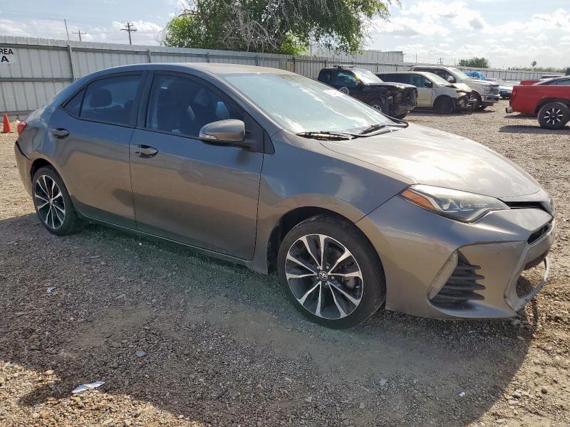 5YFBURHE9KP909252 - 2019 TOYOTA COROLLA L GRAY photo 4