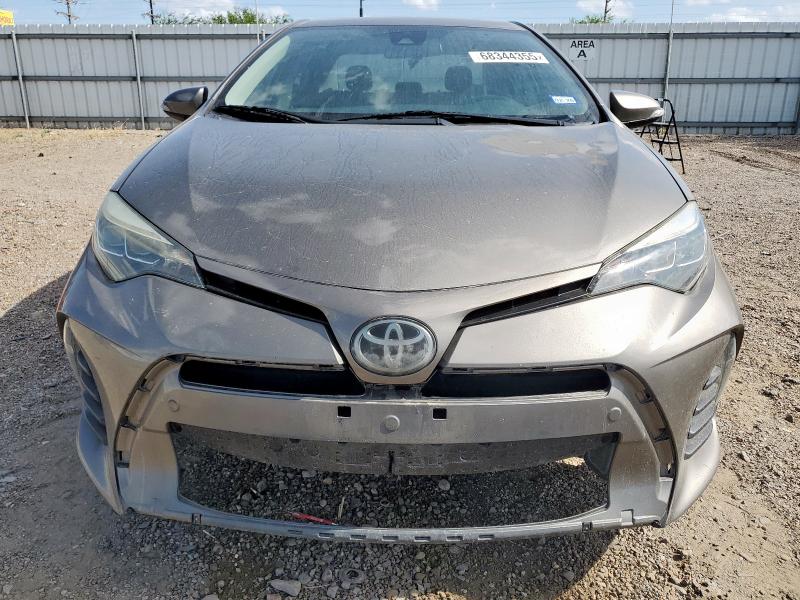5YFBURHE9KP909252 - 2019 TOYOTA COROLLA L GRAY photo 5