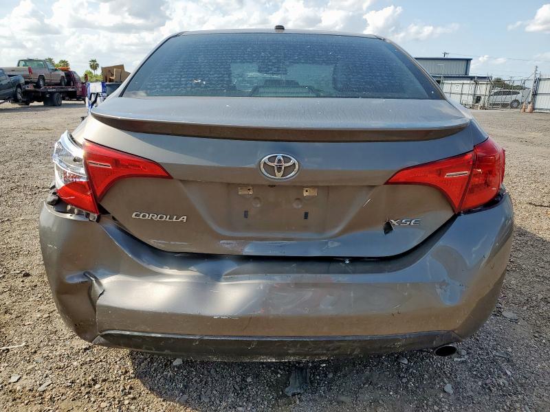 5YFBURHE9KP909252 - 2019 TOYOTA COROLLA L GRAY photo 6