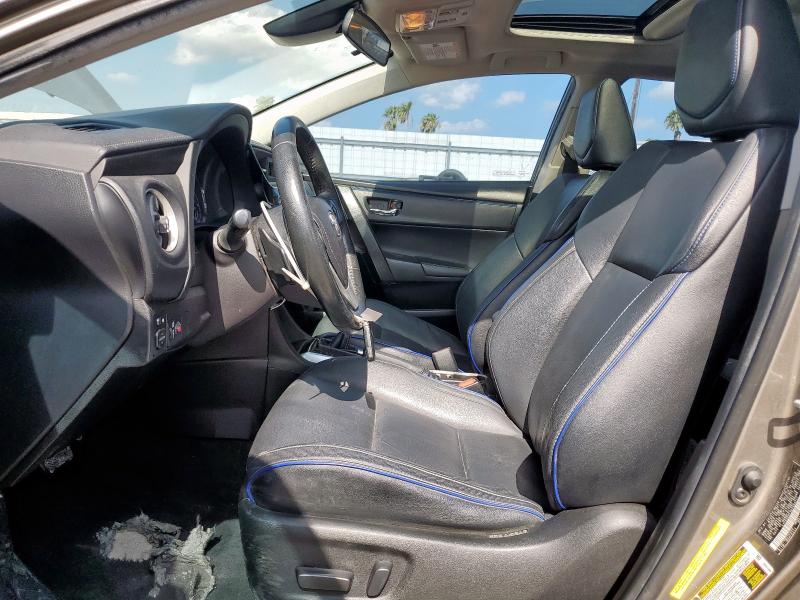 5YFBURHE9KP909252 - 2019 TOYOTA COROLLA L GRAY photo 7