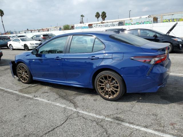 4T1G11AKXPU117665 - 2023 TOYOTA CAMRY SE NIGHT SHADE BLUE photo 2