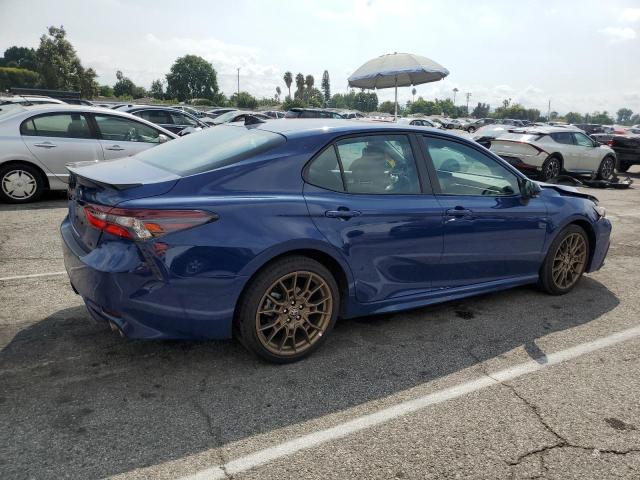 4T1G11AKXPU117665 - 2023 TOYOTA CAMRY SE NIGHT SHADE BLUE photo 3