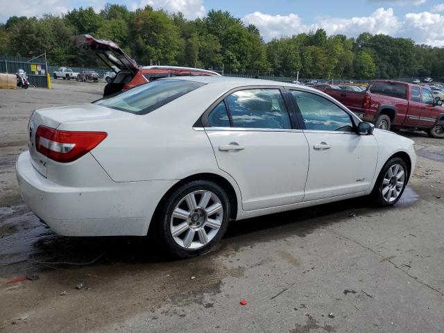 3LNHM26T18R640634 - 2008 LINCOLN MKZ WHITE photo 3