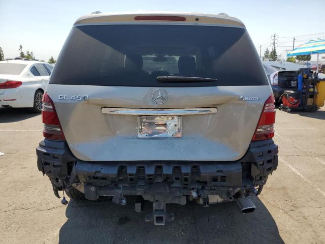 4JGBF71E47A147495 - 2007 MERCEDES-BENZ GL 450 4MATIC SILVER photo 6