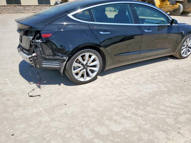 5YJ3E1EB5LF801110 - 2020 TESLA MODEL 3 Siyah fotoğraf 3