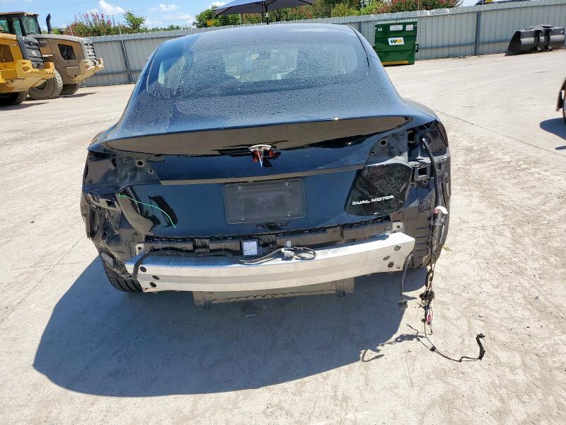 5YJ3E1EB5LF801110 - 2020 TESLA MODEL 3 Siyah fotoğraf 6