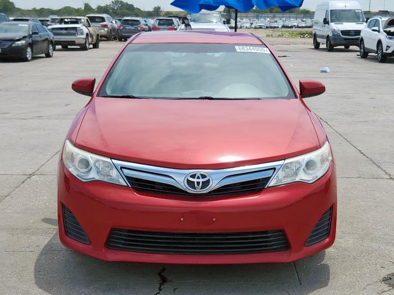 4T4BF1FK9ER344966 - 2014 TOYOTA CAMRY L Qırmızı foto 5