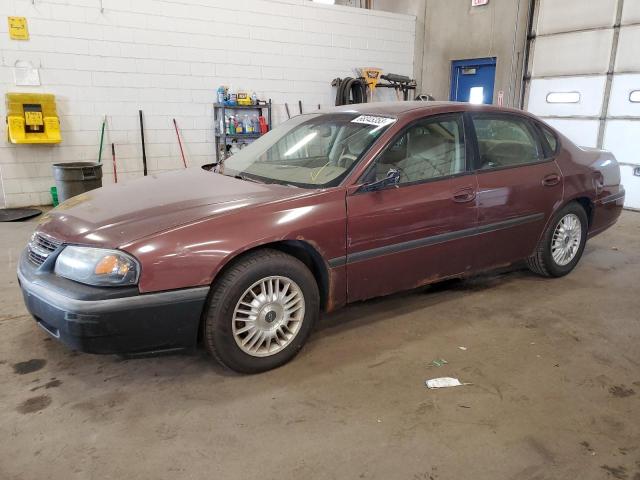 2G1WF55K0Y9232592 - 2000 CHEVROLET IMPALA BROWN photo 1