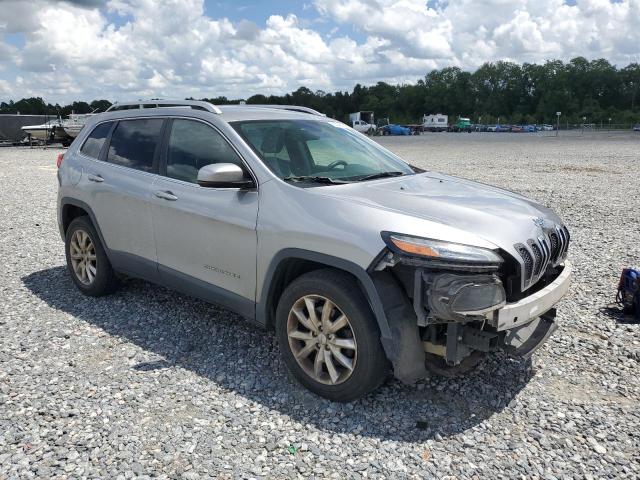 1C4PJMDB7HW512006 - 2017 JEEP CHEROKEE LIMITED Argent photo 4