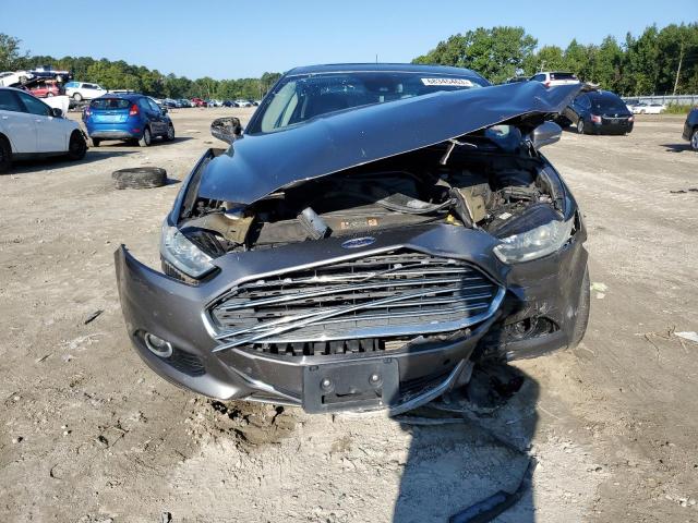 3FA6P0K97ER366813 - 2014 FORD FUSION TITANIUM CHARCOAL photo 5