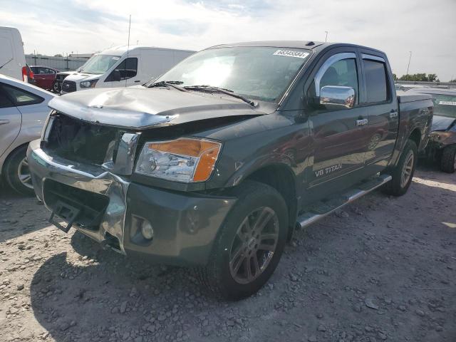 1N6AA0ECXBN326170 - 2011 NISSAN TITAN S BLACK photo 1