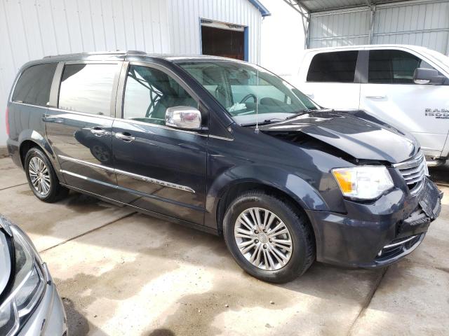 2C4RC1CG0ER192482 - 2014 CHRYSLER TOWN & COU TOURING L BLUE photo 4