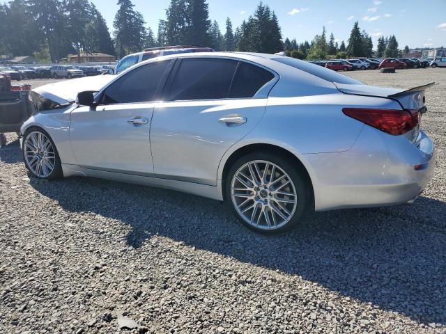 JN1BV7AR0FM412360 - 2015 INFINITI Q50 BASE SILVER photo 2