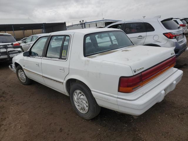 3B3AA4635RT335153 - 1994 DODGE SPIRIT WHITE photo 2